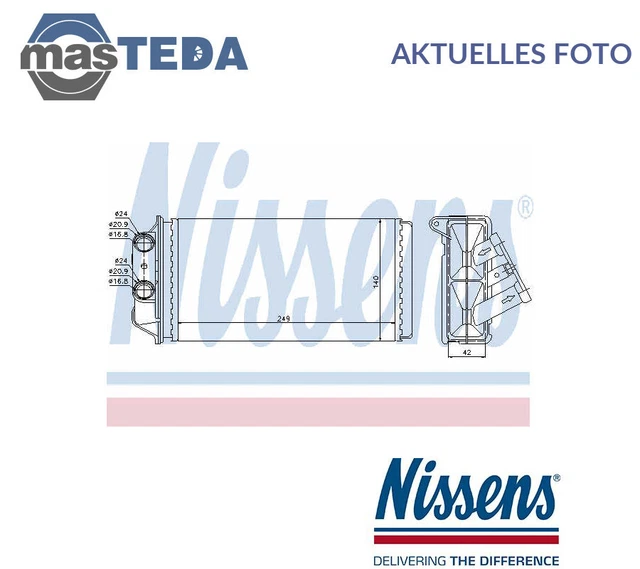 71454 Wärmetauscher Innenraumheizung Nissens Für Fiat Palio,Siena