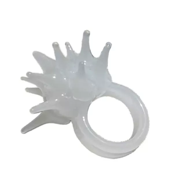 Delicate Resin Sea Urchin Rings Ornament Trendy Rings Jewelry for Women Girls