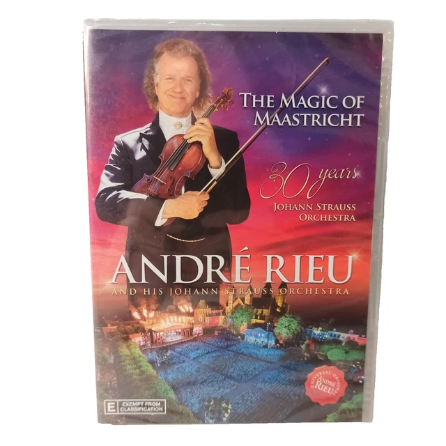 ANDRE RIEU MAGIC Of Maastricht 30 Years Johann Strauss DVD Region 0 ...