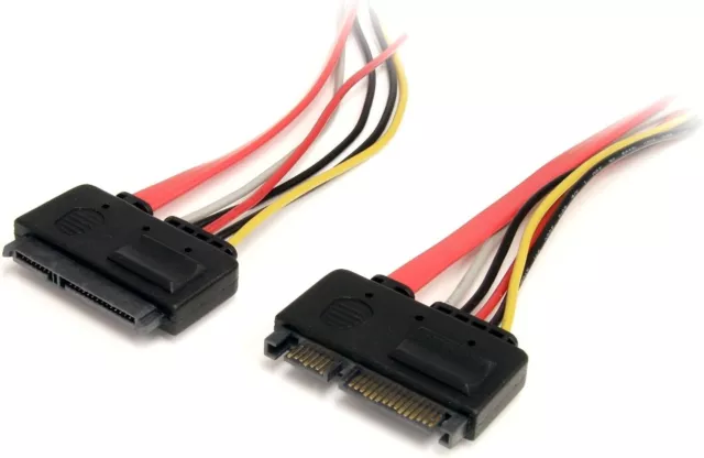 Cable de Extensión SATA de 22 Pines Datos y Alimentación - SATA M/H - Startech