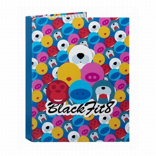 Cartella Con 4 Anelli Miste " Blackfit8 " (15003)