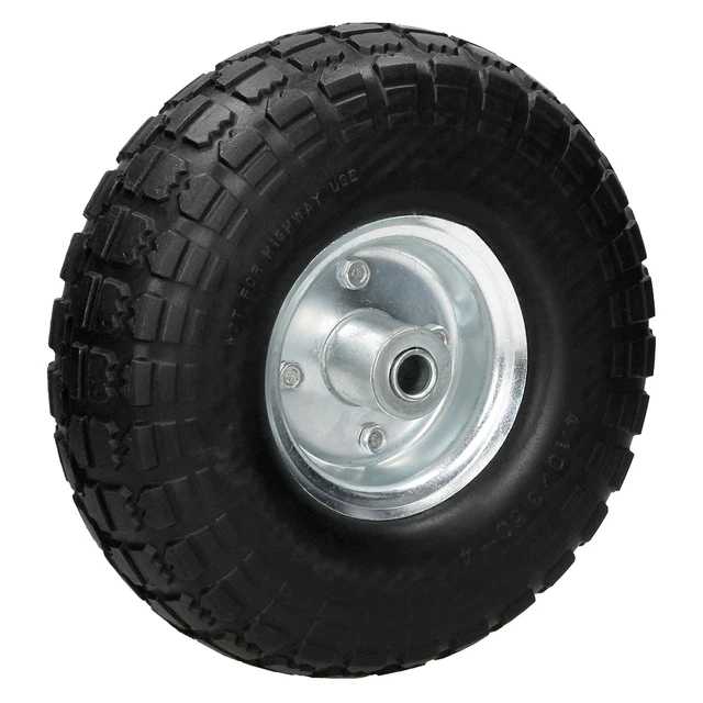 2 Pièces Pneus Brouette 4.10/3.50-6 Nizirioo - Roue De Rechange Robuste Pour Brouettes, Tracteurs Et Tondeuses