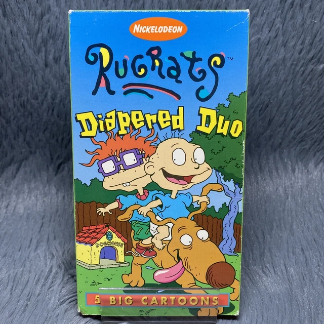 RUGRATS DIAPERED DUO VHS 1998 Tape 4 Cartoon Episodes Classic Tommy Chuckie Film EUR 14,40