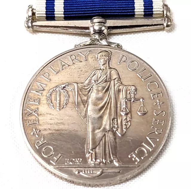 British Police Long Service and Good Conduct Medal to Sergeant David H R Hammond