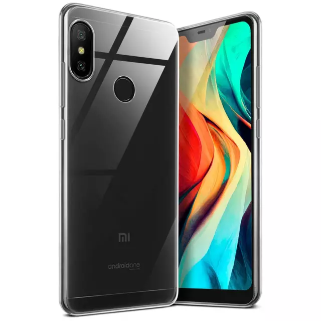 Hülle für Xiaomi Mi A2 Lite Schutzhülle Silikon Case Cover Schutz Transparent