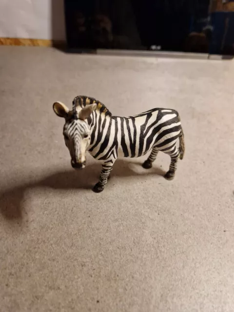 Schleich Wild Life Zebra Figure D73527 VGC.