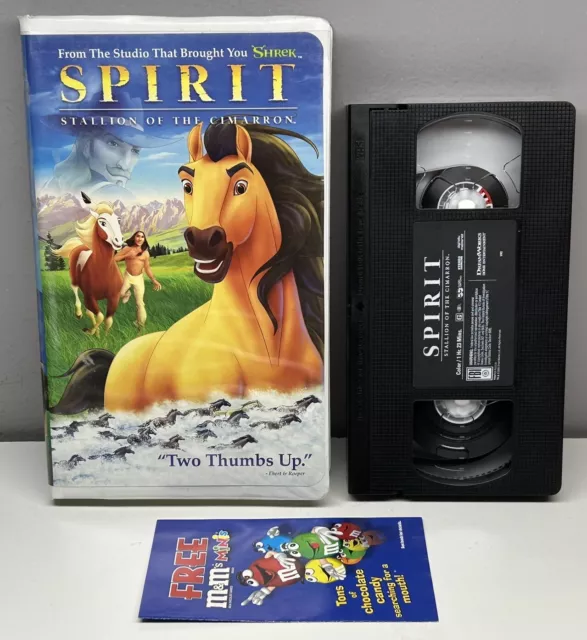 Spirit Stallion of the Cimarron VHS Video Tape 2002 Native American Indian Horse