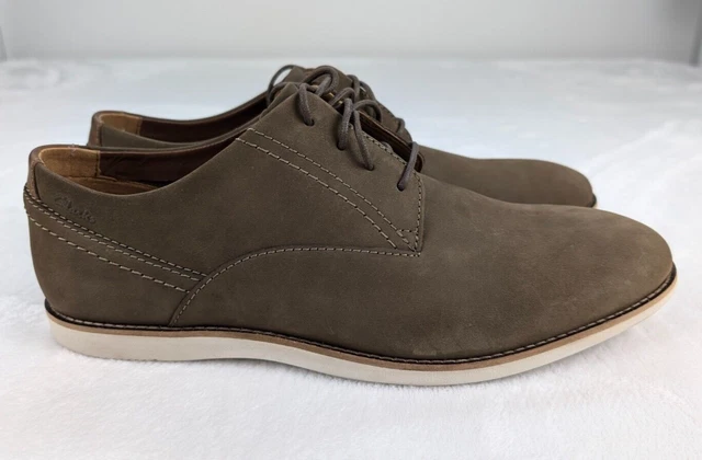 CLARKS FRANSON PLAIN Oxford Mens sz 11.5 Dark Brown Nubuck Leather NWOT 49.88 PicClick