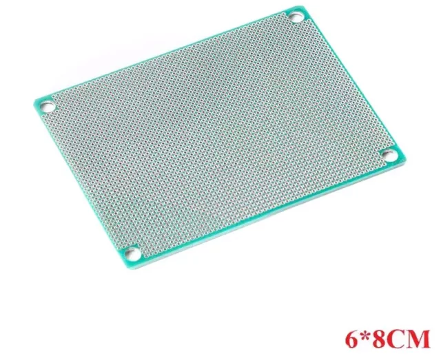 New DIY PCB Circuit Board Perfboard 6x8cm (UK) 1.27  mm Pitch