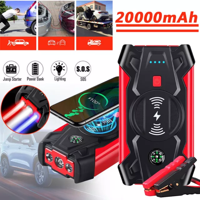 Car Jump Starter Power Bank Battery Booster Car Starter Battery Pack Power Pack