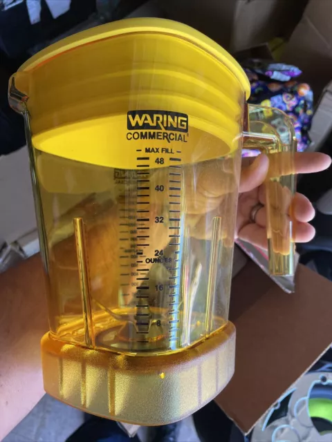 Barattolo giallo Waring 1,4 litri da utilizzare con frullatore ad alta potenza Waring Xtreme - DW983 (D9
