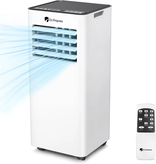 Qlima P528 Climatiseur portable Wi-Fi 2 en 1 - Climatiseur et
