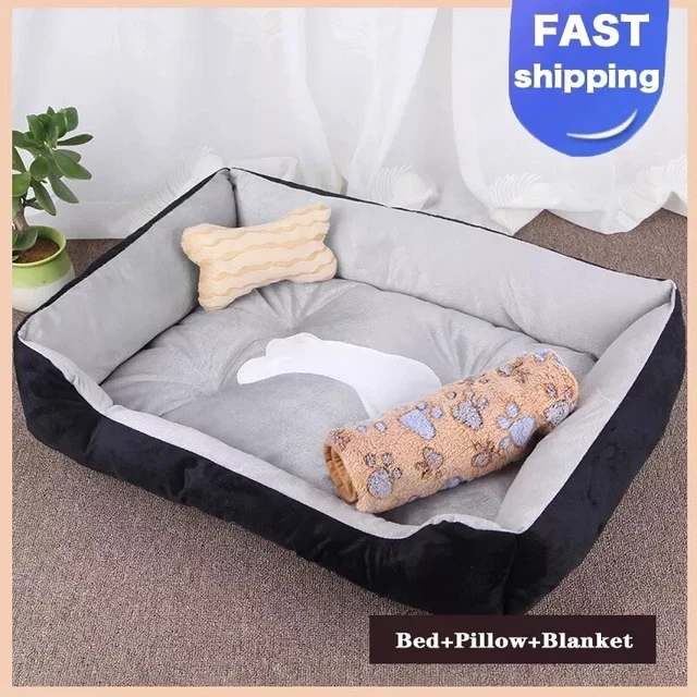 Pet Bed Warm Memory Foam For Large Dog Super Soft Pet Beds For Dogs