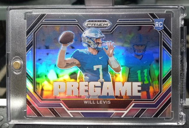 2023 WILL LEVIS Panini Prizm Draft Picks PREGAME Silver Prizm Insert SSP Titans
