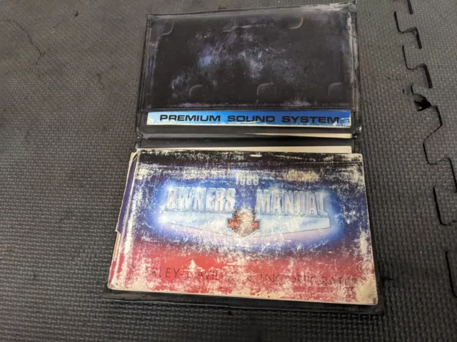 1989 Harley Davison Owners Manual OEM FLHS FLTC FXRT FXR ULTRA book cover