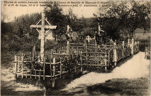 CPA AK Militaire - Tombes du Soldats Francais - Maurupt-le-Montois (698187)