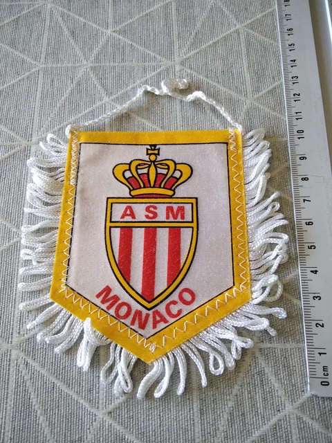 Club AS MONACO - fanion Vintage wimpel pennant football