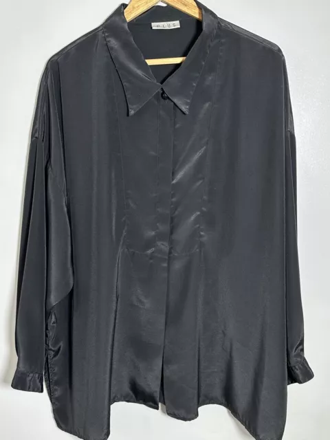 Camicia sales nera lucida