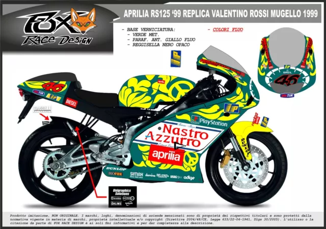 valentino rossi aprilia rs 125