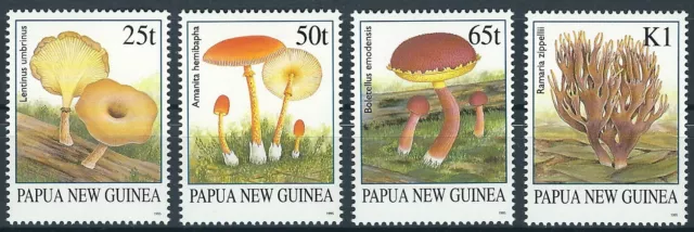 Papua Neuguinea - Pilze Satz postfrisch 1995 Mi. 750-753