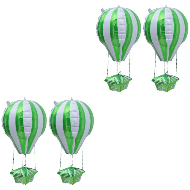 4 Pcs Aluminum Foil Balloon Bride Hot Air Ornament Birthday Balloons