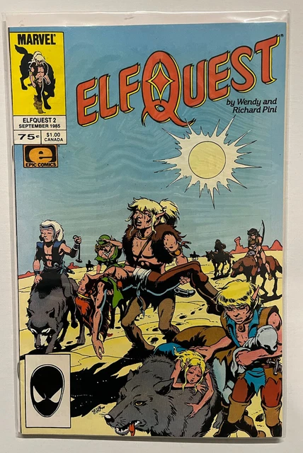 Elf Quest #2 Comic Book Marvel Comics Golden Years BAGGED & BOARDED