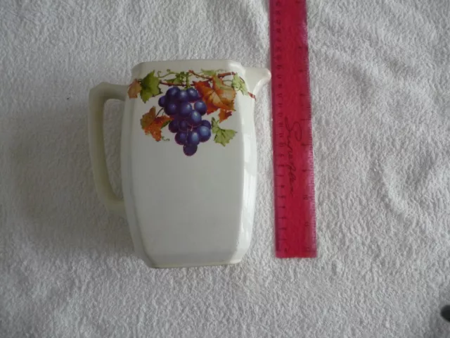 Maling Ware Ringtons Grapevine Water Jug Newcastle pottery 2