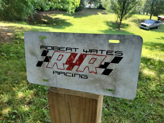 Robert Yates Racing RYR Painted TAG Speed Shop Sign Antiqued Vintage Look VTG