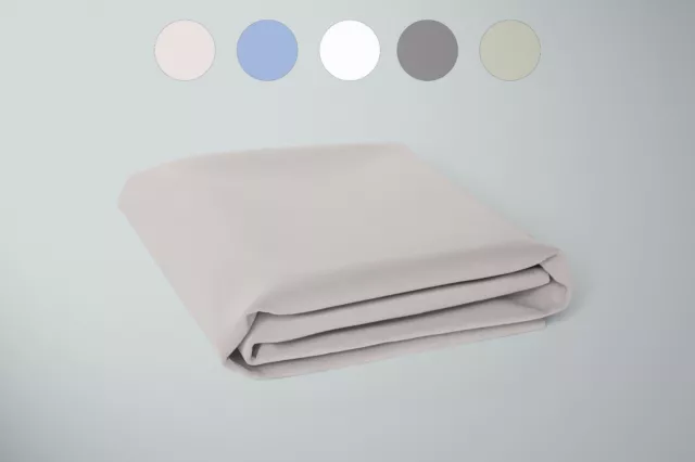 NightComfort Pack of 2 Polycotton Cot Bed Fitted Sheets - Baby Crib Bedding