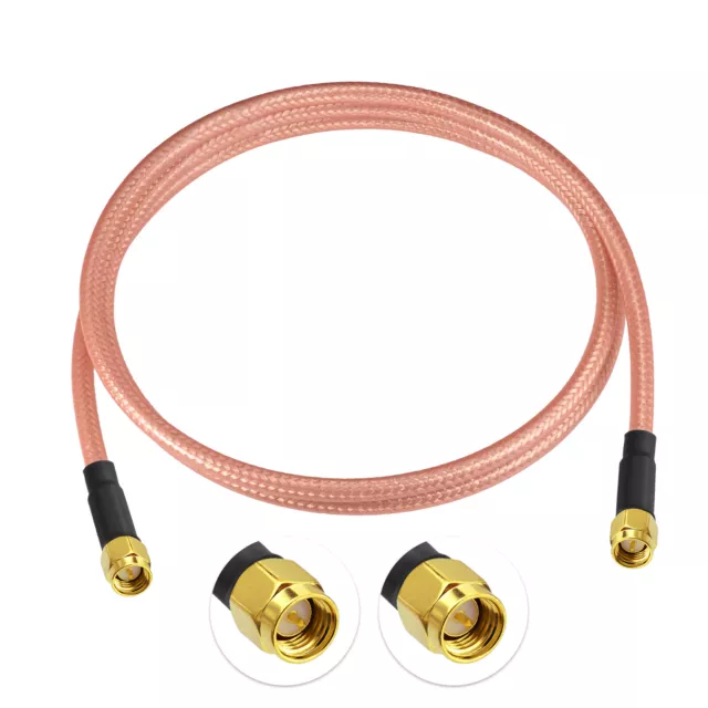 SMA-Stecker auf Stecker Low Loss Double Shielded RG400-Kabel Koaxial RG400 50Ohm