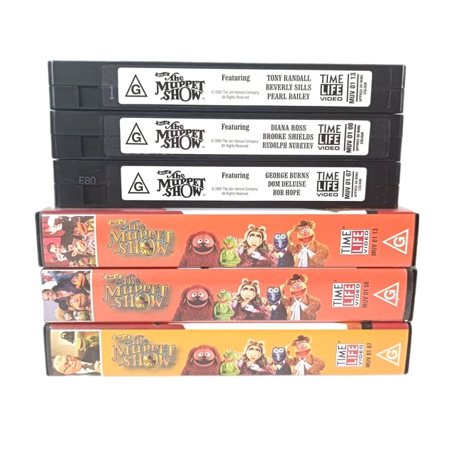 BEST OF MUPPET Show VHS Lot Vol 7 8 13 Diana Ross Bob Hope Brooke ...