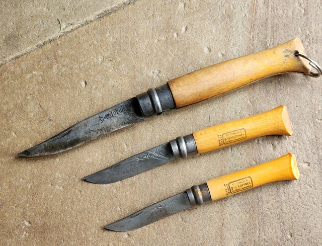 Couteau vintage OPINEL No 10, lame en acier de carbone