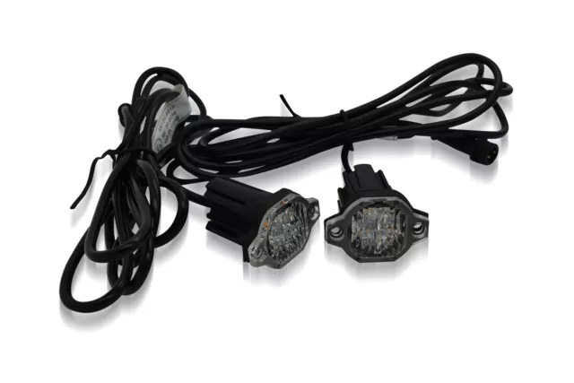 12/24v Bianco Strobo LED Montaggio di Superficie a Filo Lampeggiante Luce (
