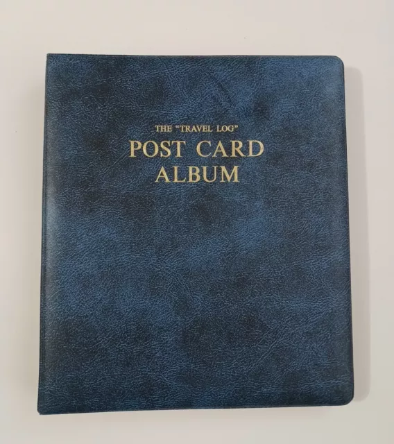 The Travel Log Post Card Album Binder For Foreign & USA Cards