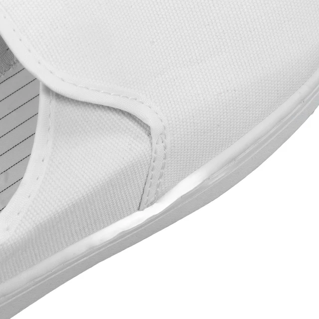 Scarpe a prova statica PVC tela cassaforte per elettronica laboratorio polvere bianco 36❤