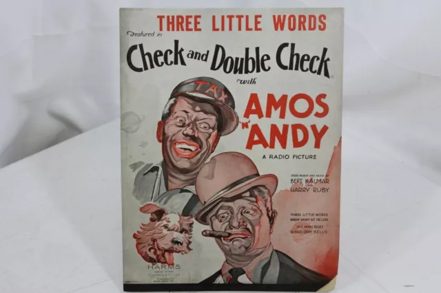 Lot - Music Booklet Check and Double Check Amos N Andy