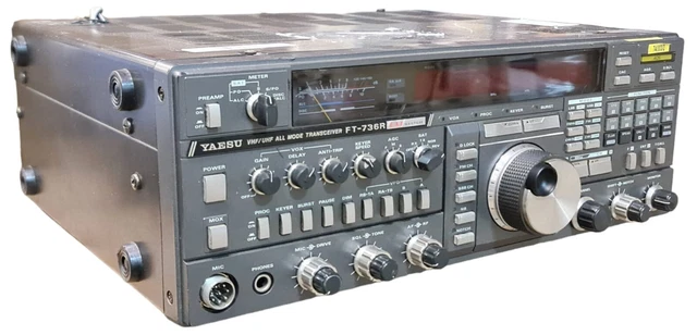 YAESU VHF/UHF ALL Mode Transceiver Ft-736R Cat System Premium Ham Radio ...