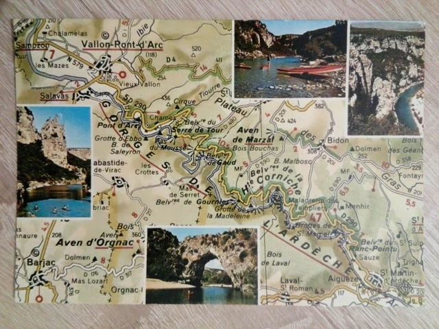 Cpsm Cpm Ardèche Le Vivarais Picturesque Different Views Cap Editions
