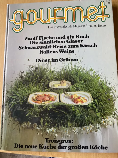 Gourmet Das internationale Magazin für gutes Essen Buch Nr. 11 1979