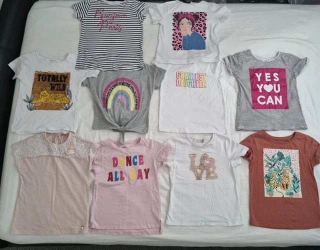 Girls Age 8 Summer Clothes Bundle Leggings Shorts Tops Playsuit Dress Jumper
