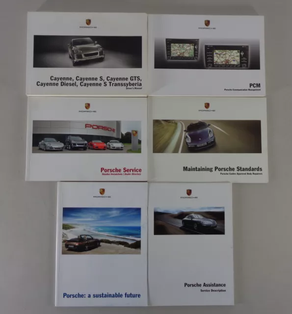 Owner's Manual + Wallet Porsche Cayenne / S / GTS / S Transsyberia Typ 9PA 2009