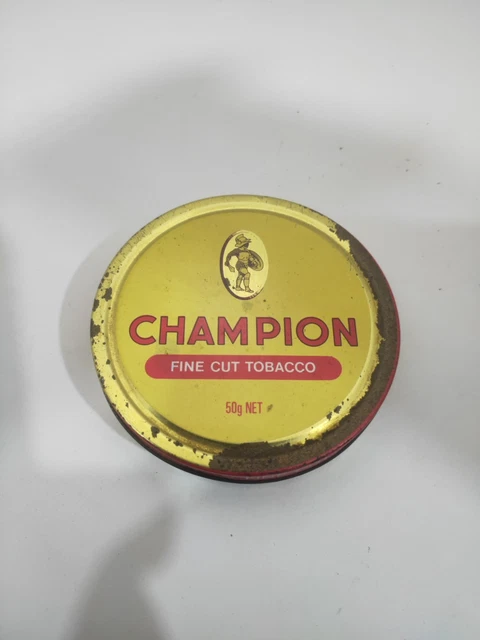 champion ruby tobacco Rare Legendary Tin - FJ Ute Picture Inside (empty) Sold at Auction: Collection of