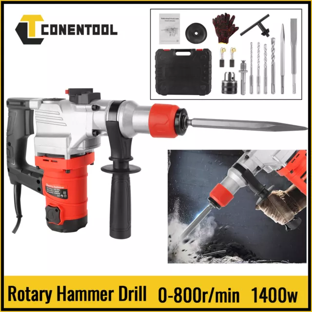 Rotary Drill Impact Hammer Drills Electric Breaker SDS Plus Chuck Chisel Bits