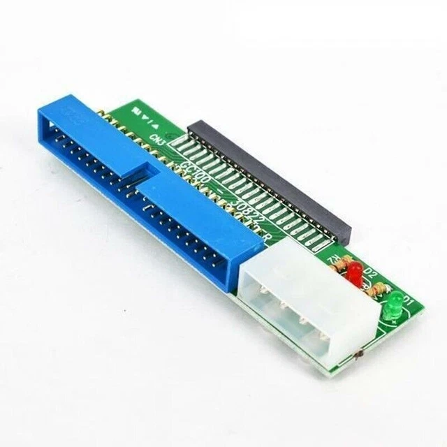 Adattatore IDE Maschio-Maschio 40 Pin Per Hard Disk 3.5" - Convertitore Disco Elettronico, Plug And Play