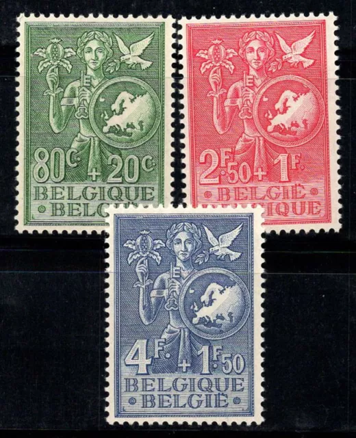 Belgique 1953 Mi. 976-978 Neuf ** 100% Jeunesse, allégorie