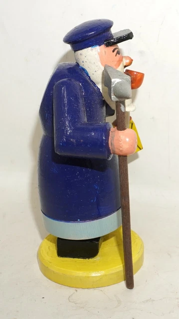 Räuchermann Räuchermännchen Wärter Wächter 12cm SEHR ALT /P16107 6