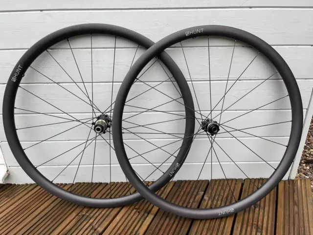 HUNT 30 CARBON Aero Disc Wheelset 525.00 PicClick UK
