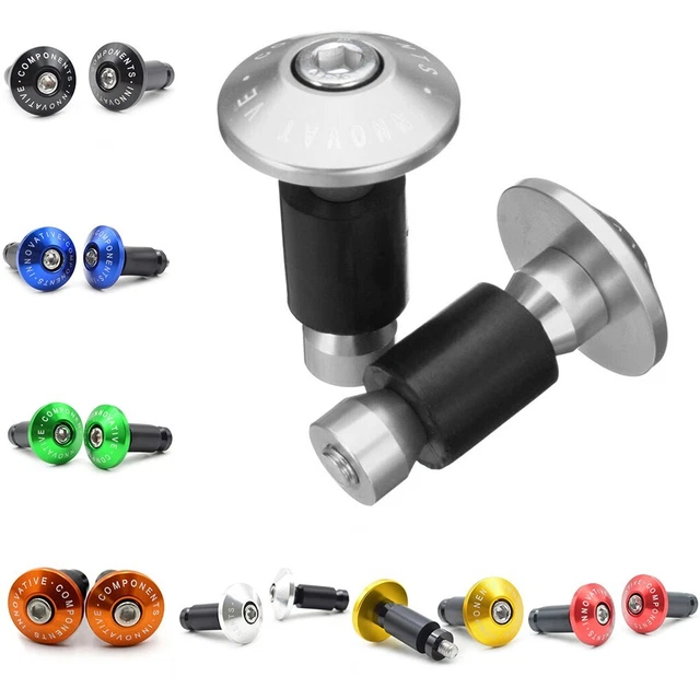 Guidon Poignées Barre Embout Prise Neuf Paire MTB Road Vélo + Aluminium Alloy