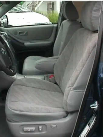 2001-2003 Toyota Highlander Seat Covers For Captain Chairs