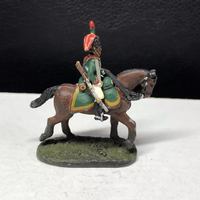 JAQ91 - Del Prado Napoleonic Relive Waterloo, 1:72, Soldado de Plomo Montado (E6)